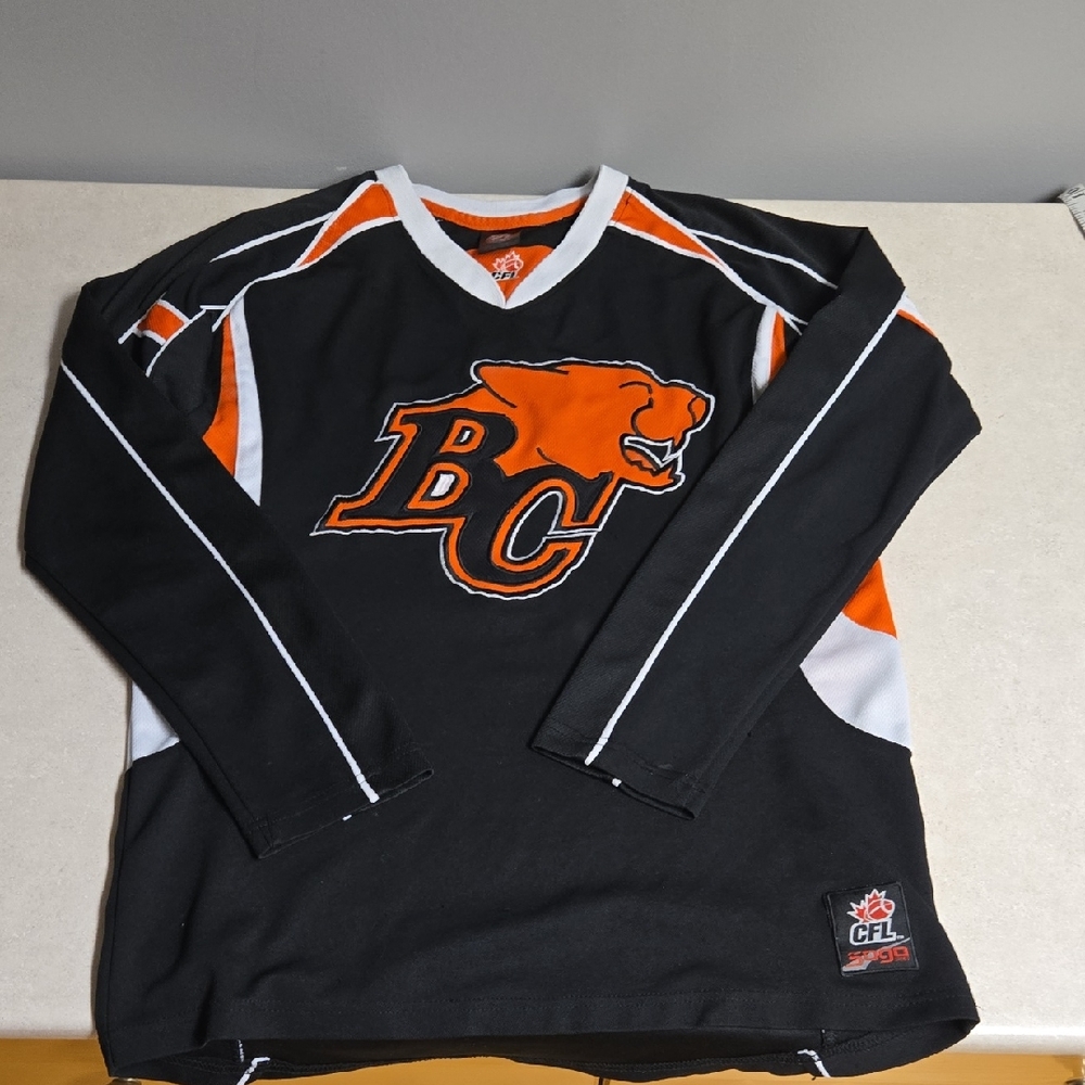 Black and Orange BC Lions Jersey